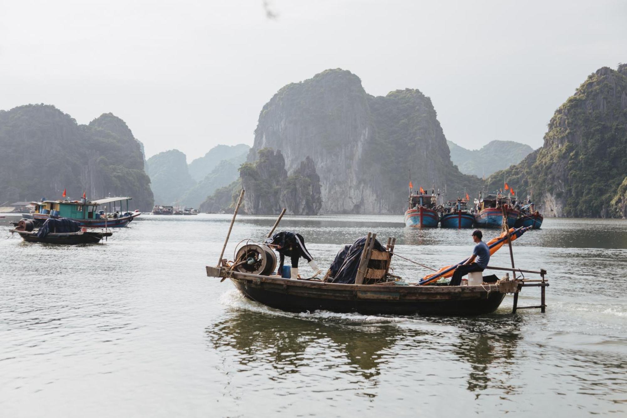 Lan Ha Floating Homestay Dong Khe Sau Exterior photo
