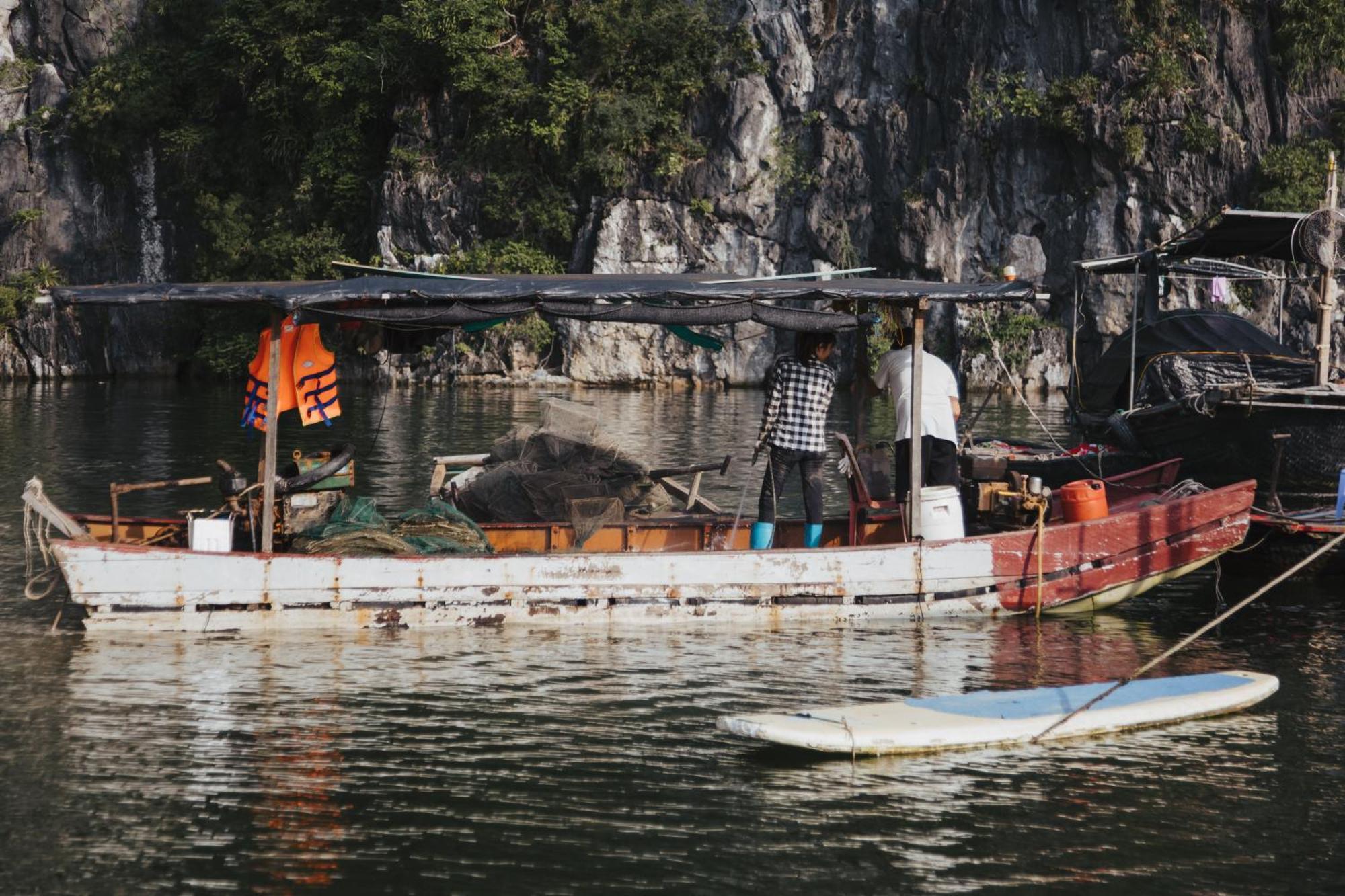 Lan Ha Floating Homestay Dong Khe Sau Exterior photo